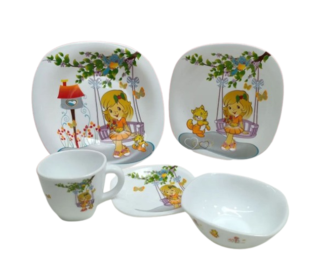 Children's plate set Girl